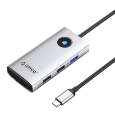 Orico USB-C notebook dokkoló ezüst (PW11-5P-SV) (PW11-5P-SV) laptop kellék