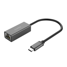 Orico XC-R45-V1 USB-C apa - RJ45 anya adapter - Fekete kábel és adapter