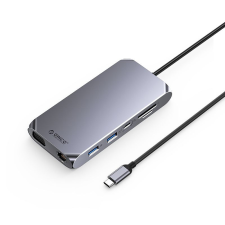  Orico XCR-X22-GY-BP 12in1 USB3.0 Type-C Docking Station Gray laptop kellék