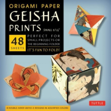  Origami Paper Geisha Prints 48 Sheets 6 3/4" (17 cm) naptár, kalendárium
