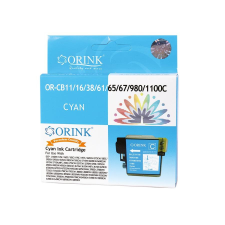 ORINK Brother CB11/LC980/LC1100XL tintapatron cyan ORINK nyomtatópatron & toner