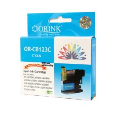 ORINK Brother LC123 tintapatron cyan ORINK nyomtatópatron & toner