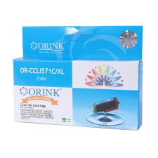 ORINK Canon CLI571XL tintapatron cyan ORINK nyomtatópatron & toner