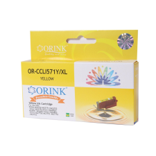 ORINK Canon CLI571XL tintapatron yellow ORINK nyomtatópatron & toner