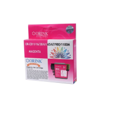 ORINK CB11/LC980/LC1100XL utángyártott Brother tintapatron magenta (BROCB11MA) (BROCB11MA) nyomtatópatron & toner