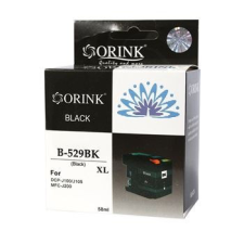 ORINK LC529XL utángyártott Brother tintapatron fekete (BROLC529XL) nyomtatópatron & toner