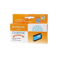 ORINK utángyártott HP 951XL/CN046AE tintapatron ciánkék (HPO951XLC) nyomtatópatron & toner
