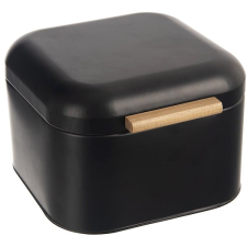 Orion BLACK - 21,5 × 20 × 14cm, bádog/bambusz papírárú, csomagoló és tárolóeszköz