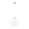Orion Madis sárgaréz-fehér függesztett lámpa (ORI-HL 6-1691/1) E27 1 izzós IP20