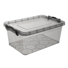 Orion műanyag tárolódoboz 14 liter füstszínű (127313) (orion127313) bútor
