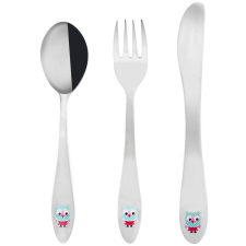 Orion Rozsdamentes acél evőeszközök 3 db SOVA (143675) tányér és evőeszköz