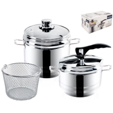 Orion Rozsdamentes acél kuktafazék PROFI 5 l + 3,5 l duo (113044) edény