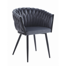 ORION szék - sötétszürke bársony x 2 bútor