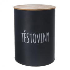  Orion Tárolóedény fém/bambusz 13 cm átmérőjű Tészta BLACK (127531) uzsonnás doboz