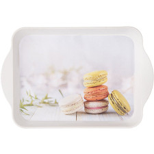 Orion Tiny Tálca, műanyag, 21,5×14 cm, macaron mintás konyhai eszköz