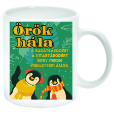 Örök hála a barátságodért (2) pingvines – Bögre (feliratozható) bögrék, csészék
