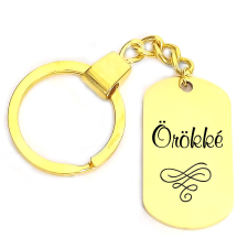  Örökké kulcstartó, választható több formában és színben kulcstartó
