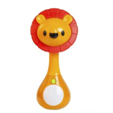  Oroszlán csörgő, rágóka résszel, 4 különböző hanggal és világítással egyéb bébijáték