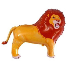 Oroszlán New Lion, Oroszlán fólia lufi 36 cm party kellék