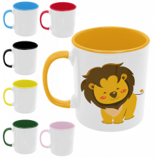  Oroszlános - Színes Bögre Gyerekeknek bögrék, csészék