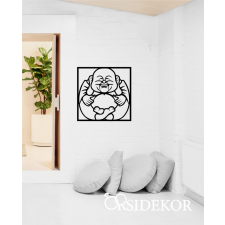 OrsiDekor Buddha falikép fából grafika, keretezett kép