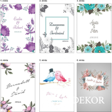 OrsiDekor Esküvői vendégkönyv akár egyedi grafikával dekorációs kellék