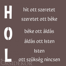 OrsiDekor Házi áldás dekor tábla dekorációs kellék