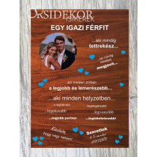 OrsiDekor ISMEREK EGY FÉRFIT Ajándék tábla dekorációs kellék