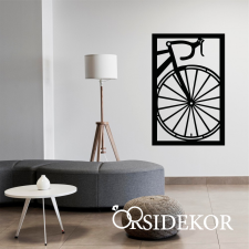 OrsiDekor Kerékpár falikép fából grafika, keretezett kép