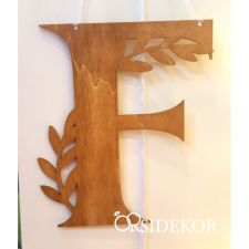 OrsiDekor Modern levélmintás fa monogram dekorációs kellék