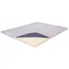 Ortopedicus Topper ortopéd matrac 170x200 - latex 5,5 cm, ezüst ion huzat
