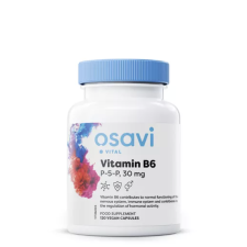 Osavi B6-vitamin (P-5-P), 30 mg, 60 növényi kapszula Étrend-kiegészítő vitamin és táplálékkiegészítő