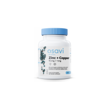 Osavi cink + réz, 15 mg + 1 mg, 120 vegán kapszula Étrend-kiegészítő vitamin és táplálékkiegészítő