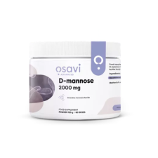 Osavi D-Manosse por, D-mannóz por, 2000 mg, 120 g vitamin és táplálékkiegészítő