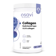 Osavi kollagén hidrolizált, hidrolizált kollagén por, I és III típusú, 600 g vitamin és táplálékkiegészítő