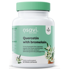 Osavi Quercetin Bromelainnel, Quercetin Bromelainnel, 60 db növényi kapszula Étrend-kiegészítő vitamin és táplálékkiegészítő