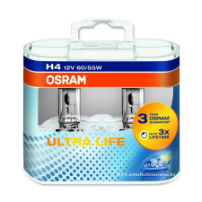 Osram 12V 60/55W H4 P43t ULTRA LIFE autó izzó, duó csomag autó izzó, izzókészlet