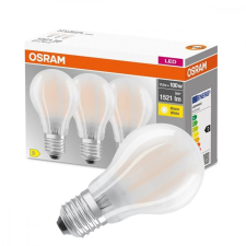 Osram 3db LED izzó E27 A60 11W = 100W 1521lm 2700K 300° izzószál OSRAM izzó