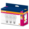 Osram 3db LED izzó E27 A60 13W = 100W 1521lm 2700K meleg OSRAM érték