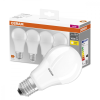 Osram 4db LED izzó E27 A60 11W = 75W 1055lm 2700K 300° OSRAM