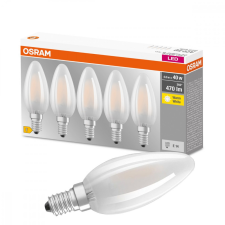 Osram 5PAK LED izzó E14 B35 4W = 40W 470lm 2700K 300° OSRAM izzó