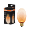 Osram E27 LED izzó ovális, fagyos, 3,5 W, 300 lm, 2700 K, meleg, dekoratív narancssárga, Osram