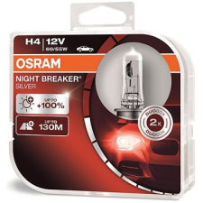 Osram H4 Night Breaker SILVER +100%, 2 db autó izzó, izzókészlet