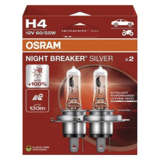 Osram H4 Night Breaker SILVER +100%, 2 db autó izzó, izzókészlet