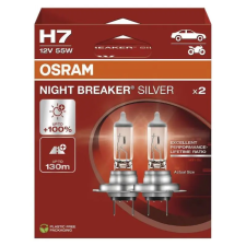 Osram H7 Night Breaker SILVER +100%, 2 db autó izzó, izzókészlet