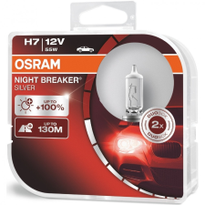 Osram Izzó 12V/55W/H7 2db/+100% Osram Night Breaker Silver 64210NBS-HCB led izzó