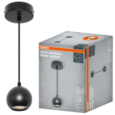 Osram Lampa Wisząca Sufitowa Zwis Reflektor GU10 Czarna SPHERAL Osram világítás
