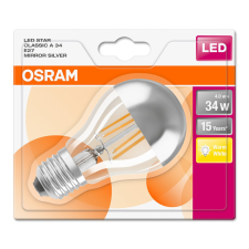 Osram LED-es izzó retrofit classic E27 / 4 W (380lm) melegfehér izzó