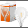 Osram LED izzó, átlátszó, E27, 7 W, STAR GLOBE, hideg fehér (4058075839946)