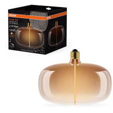 Osram LED izzó, barna, E27, 4 W, VINTAGE ELIPSE, meleg fehér izzó